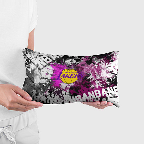 Подушка-антистресс Лос-Анджелес Лейкерс, Los Angeles Lakers / 3D-принт – фото 3