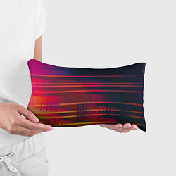 Подушка-антистресс Glitch of gradient, цвет: 3D-принт — фото 2