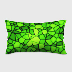 Подушка-антистресс Зеленая мозаика, цвет: 3D-принт