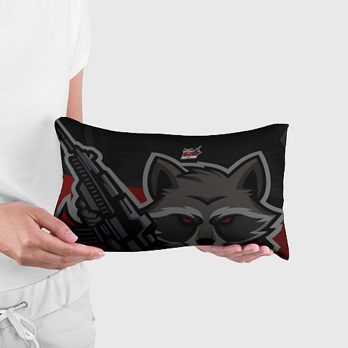 Подушка-антистресс Форма Bad Raccoon / 3D-принт – фото 3