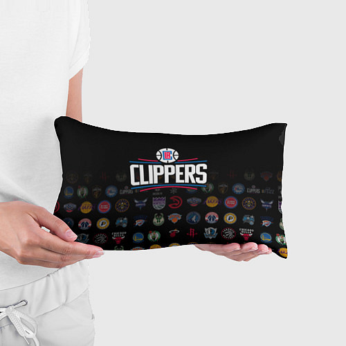 Подушка-антистресс Los Angeles Clippers 2 / 3D-принт – фото 3