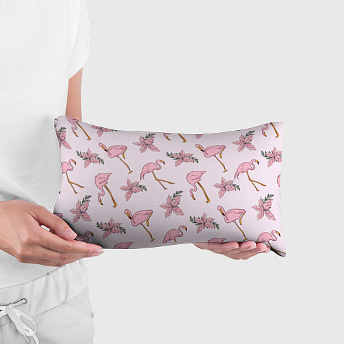 Подушка-антистресс Розовый фламинго / 3D-принт – фото 3