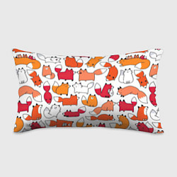 Подушка-антистресс Милые лисы, цвет: 3D-принт