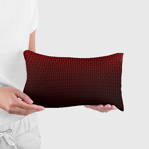 Подушка-антистресс Текстура красный градиент / 3D-принт – фото 3