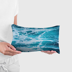 Подушка-антистресс Вода волны пена море, цвет: 3D-принт — фото 2