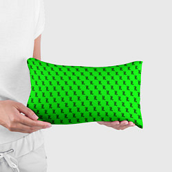 Подушка-антистресс Эл паттерн зеленый, цвет: 3D-принт — фото 2