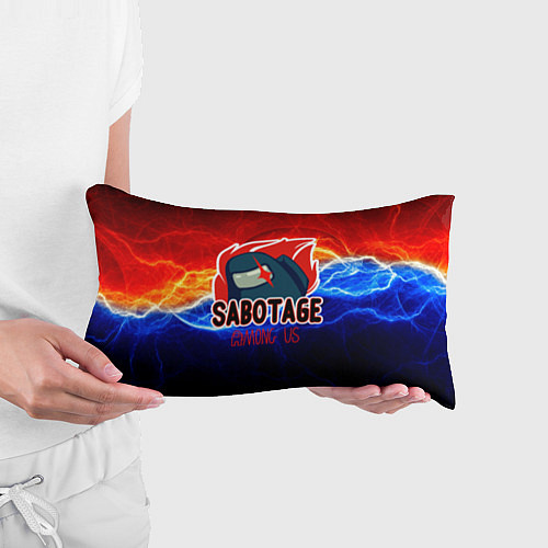 Подушка-антистресс Among us sabotage / 3D-принт – фото 3