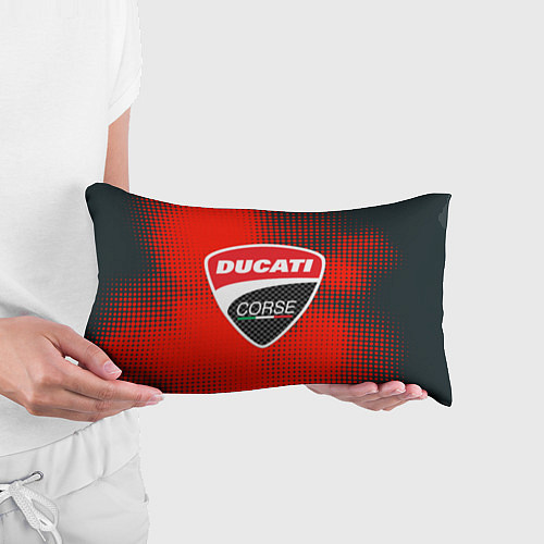Подушка-антистресс Ducati Corse logo / 3D-принт – фото 3