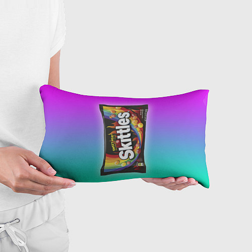 Подушка-антистресс Skittles Черный / 3D-принт – фото 3