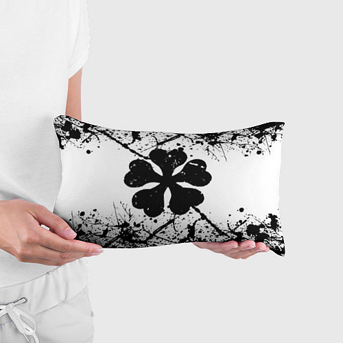 Подушка-антистресс Черный клевер, / 3D-принт – фото 3