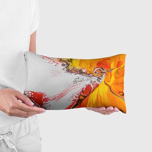 Подушка-антистресс Рисунок желтой краской / 3D-принт – фото 3