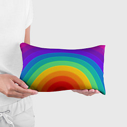 Подушка-антистресс Круговая радуга, цвет: 3D-принт — фото 2