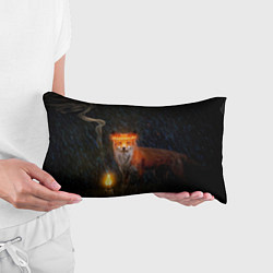 Подушка-антистресс Лиса с огненной короной, цвет: 3D-принт — фото 2