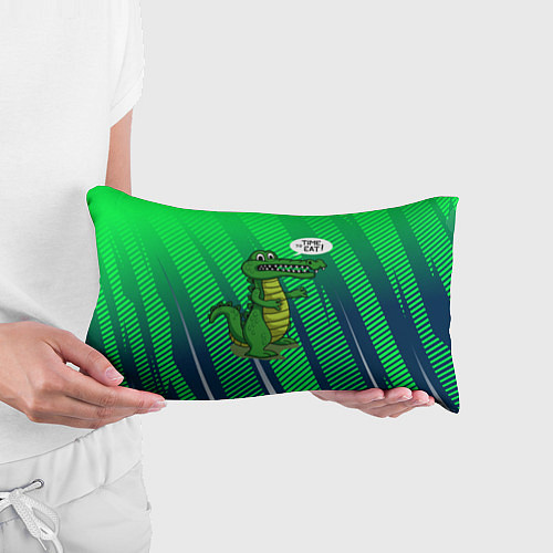 Подушка-антистресс Крокодил: Время кушать / 3D-принт – фото 3