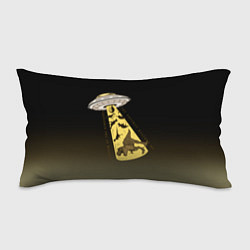 Подушка-антистресс НЛО похищает динозавров, цвет: 3D-принт