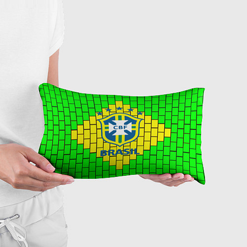 Подушка-антистресс Сборная Бразилии / 3D-принт – фото 3