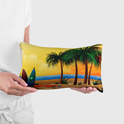 Подушка-антистресс Пляж, цвет: 3D-принт — фото 2