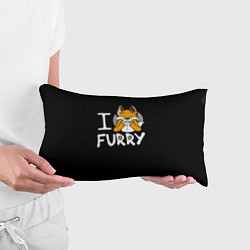 Подушка-антистресс I love furry, цвет: 3D-принт — фото 2
