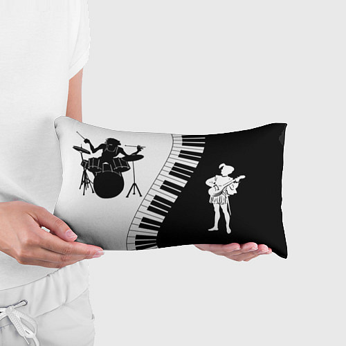 Подушка-антистресс Черно Белое пианино / 3D-принт – фото 3