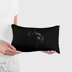Подушка-антистресс Черный кот, цвет: 3D-принт — фото 2