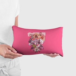 Подушка-антистресс Slayers on pink, цвет: 3D-принт — фото 2
