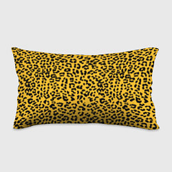 Подушка-антистресс Леопард желтый, цвет: 3D-принт