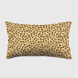 Подушка-антистресс Желтый леопардовый принт, цвет: 3D-принт