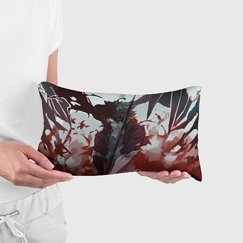 Подушка-антистресс Аста в режиме демона черный клевер / 3D-принт – фото 3