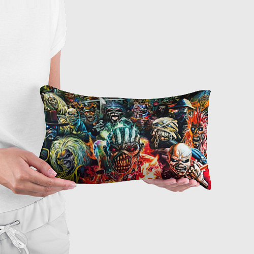 Подушка-антистресс Iron Maiden allover / 3D-принт – фото 3