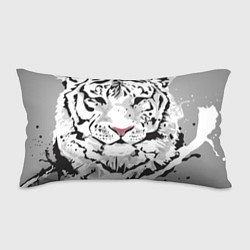 Подушка-антистресс Белый снежный тигр, цвет: 3D-принт