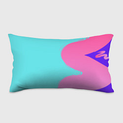 Подушка-антистресс Розово-голубой градиент, цвет: 3D-принт