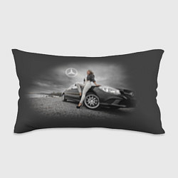 Подушка-антистресс Девушка за рулем Мерседеса, цвет: 3D-принт