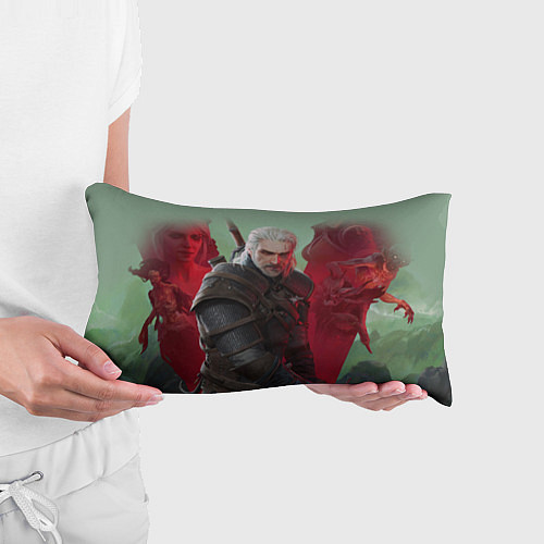 Подушка-антистресс ВЕДЬМАК THE WITCHER ГЕРАЛЬТ С МЕЧОМ / 3D-принт – фото 3