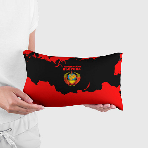 Подушка-антистресс Гражданская оборона: СССР / 3D-принт – фото 3