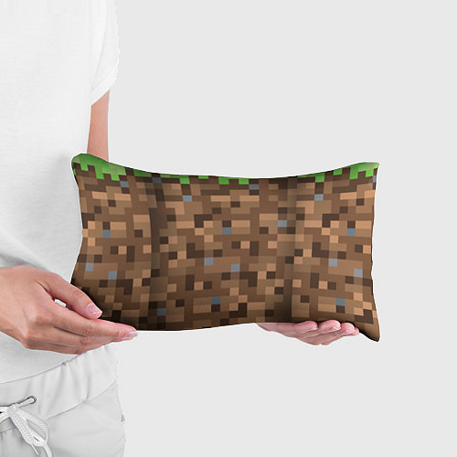 Подушка-антистресс ЗЕМЛЯ DIRT MINECRAFT / 3D-принт – фото 3
