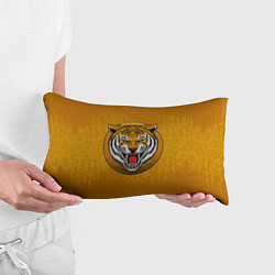 Подушка-антистресс Голова свирепого тигра, цвет: 3D-принт — фото 2