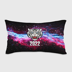 Подушка-антистресс ЧЁРНЫЙ ТИГР НОВЫЙ ГОД 2022 GRAY TIGER NEW YEAR, цвет: 3D-принт