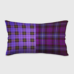 Подушка-антистресс Purple Checkered, цвет: 3D-принт