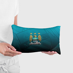 Подушка-антистресс Manchester City Teal Themme, цвет: 3D-принт — фото 2