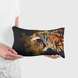Подушка-антистресс Тигр в гневе, цвет: 3D-принт — фото 2