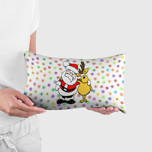 Подушка-антистресс Счастливого всем Рождества / 3D-принт – фото 3