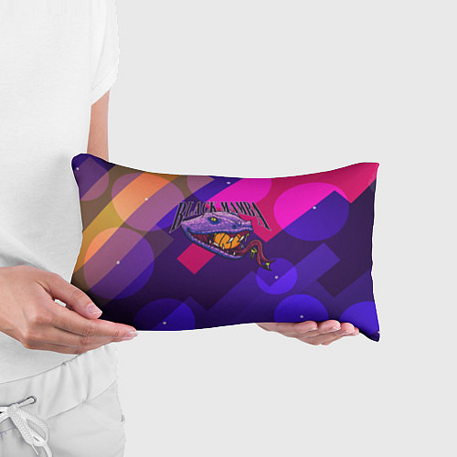 Подушка-антистресс Black mamba Черная мамба / 3D-принт – фото 3