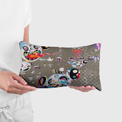 Подушка-антистресс Takashi Murakami арт с языками / 3D-принт – фото 3
