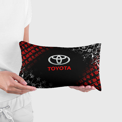 Подушка-антистресс TOYOTA JAPAN RED STYLE ТОЙОТА ЯПОНИЯ / 3D-принт – фото 3