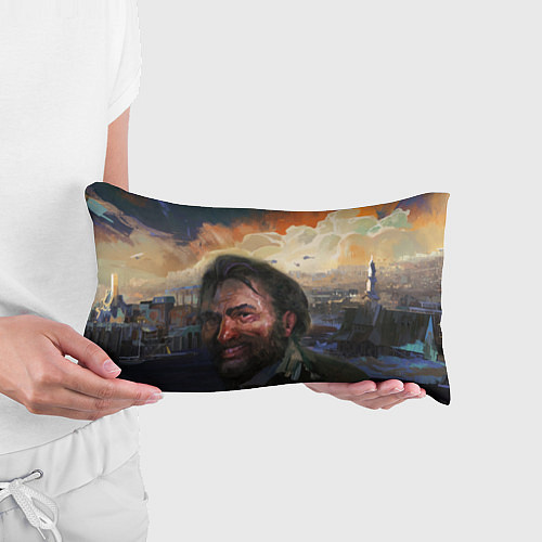 Подушка-антистресс Disco Elysium Harrier Du Bois / 3D-принт – фото 3