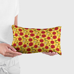 Подушка-антистресс Pizza salami, цвет: 3D-принт — фото 2
