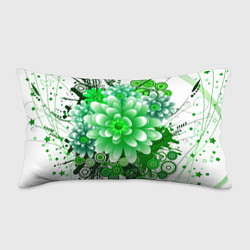 Подушка-антистресс Яркая пышная летняя зелень, цвет: 3D-принт