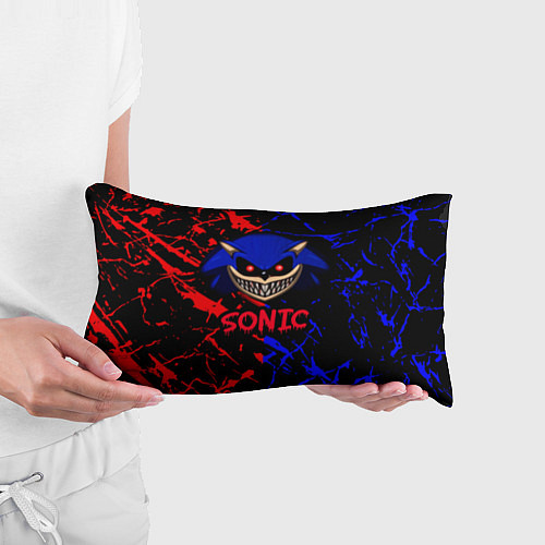 Подушка-антистресс SONIC EXE DARK SONIC / 3D-принт – фото 3