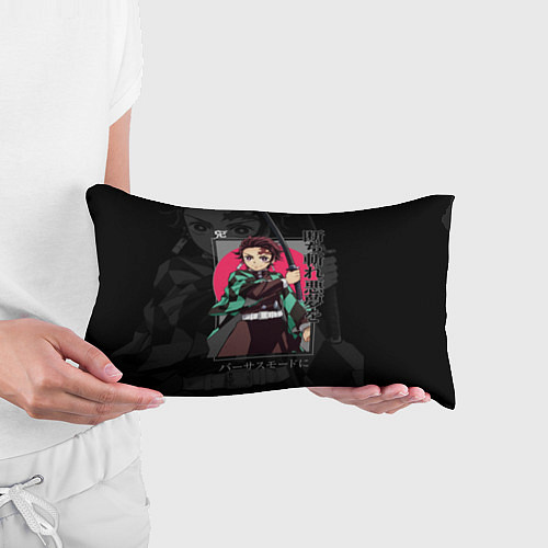 Подушка-антистресс Танджиро Камадо - убийца демонов / 3D-принт – фото 3