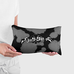 Подушка-антистресс Чёрный клевер logo, цвет: 3D-принт — фото 2